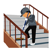 نظافت راه پله و مشاعات